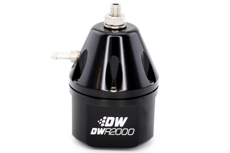 DeatschWerks 6-2000-FRB Adjustable Fuel Pressure Regulator (DWR2000 - Black), 1 Pack