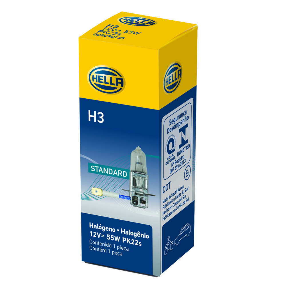 HELLA H3 Standard Halogen Bulb, 12 V, 55W