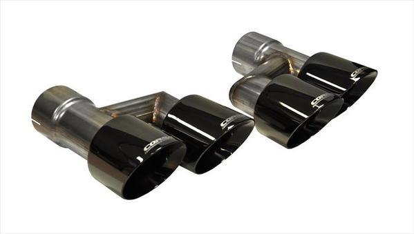 Corsa Performance 14333BLK Exhaust Tip Kit Fits 15-18 Mustang