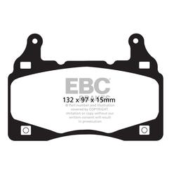 EBC Brakes DP31895C Redstuff Ceramic Low Dust Brake Pads Fits 10-15 Camaro