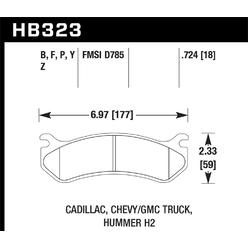 Hawk Performance HB323Z.724 Disc Brake Pad