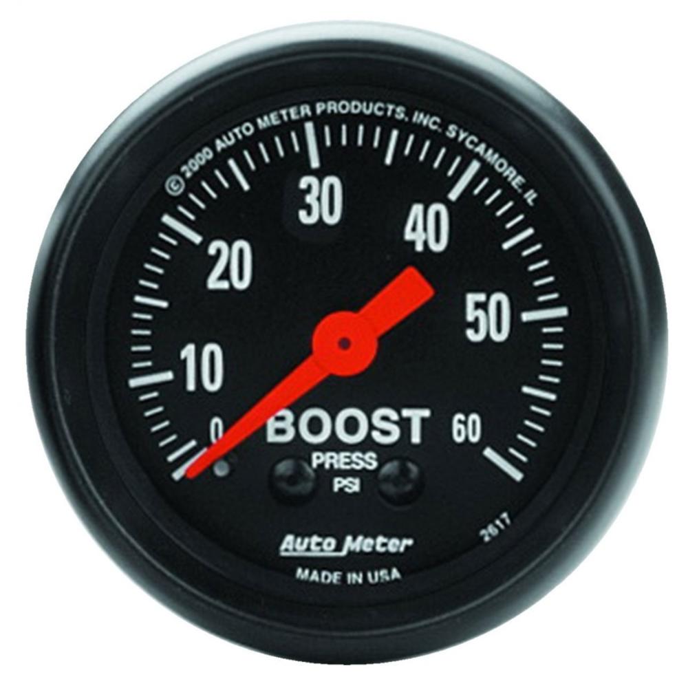 AutoMeter 2617 Z-Series Mechanical Boost Gauge