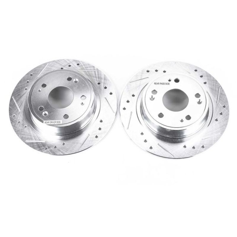 Powerstop Power Stop JBR1167XPR Rear Evolution Drilled & Slotted Rotor Pair
