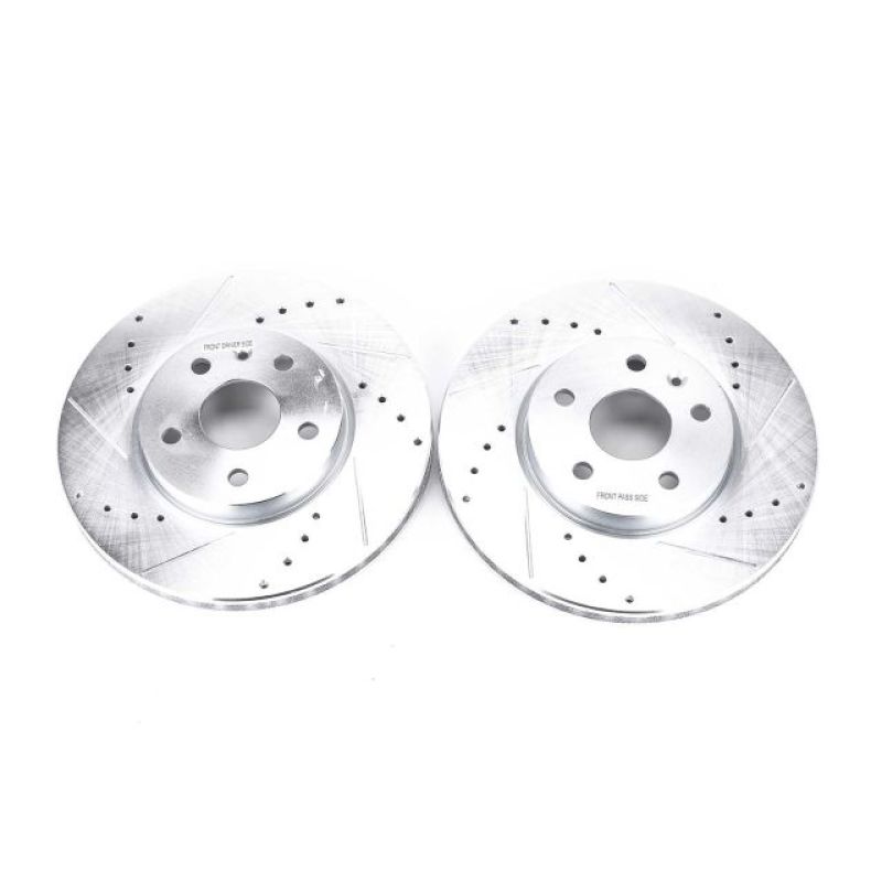 Powerstop Power Stop AR82126XPR Front Evolution Drilled & Slotted Rotor Pair