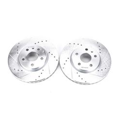 Powerstop Power Stop AR82126XPR Front Evolution Drilled & Slotted Rotor Pair