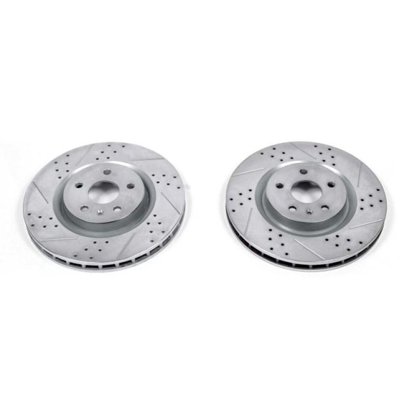 Powerstop Power Stop AR8680XPR Front Evolution Drilled & Slotted Rotor Pair