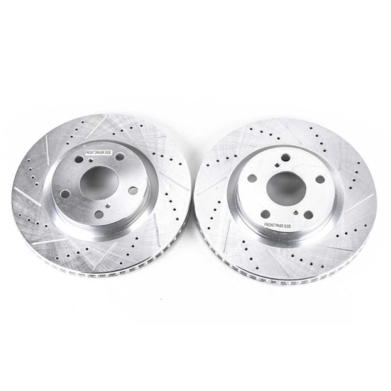 Powerstop Power Stop JBR1127XPR Front Evolution Drilled & Slotted Rotor Pair