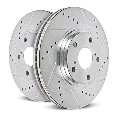 Powerstop Power Stop JBR716XPR Front Evolution Drilled & Slotted Rotor Pair