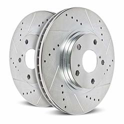Powerstop Power Stop AR8255XPR Front Evolution Drilled & Slotted Rotor Pair