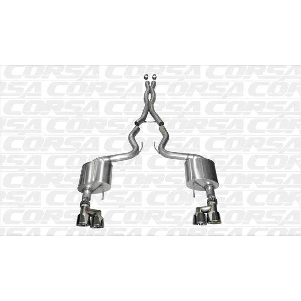 Corsa Performance 14335 Xtreme Cat-Back Exhaust System Fits 15-17 Mustang