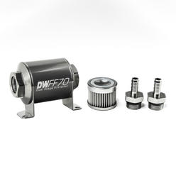 Deatschwerks - In-line fuel filter and housing kit (8-03-070-010K-38)