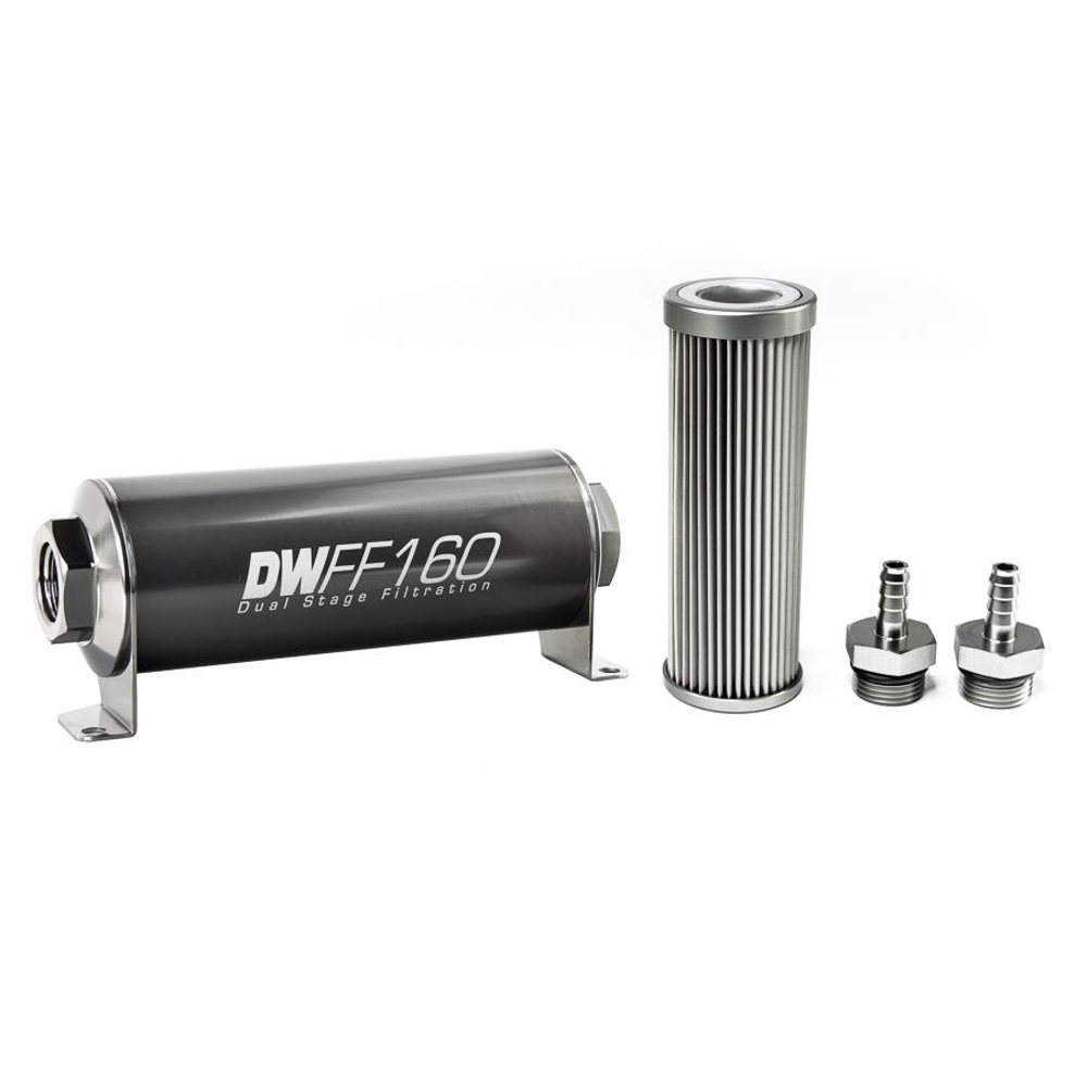 Deatschwerks - In-line fuel filter and housing kit (8-03-160-010K-516)
