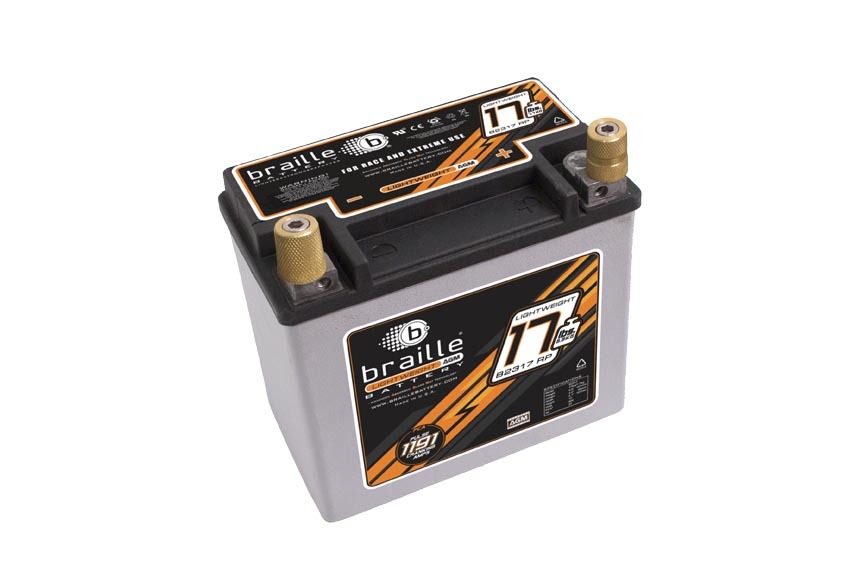 BRAILLE AUTO BATTERY Racing Battery 17lbs 1191 PCA 6.8x4.0x6.1