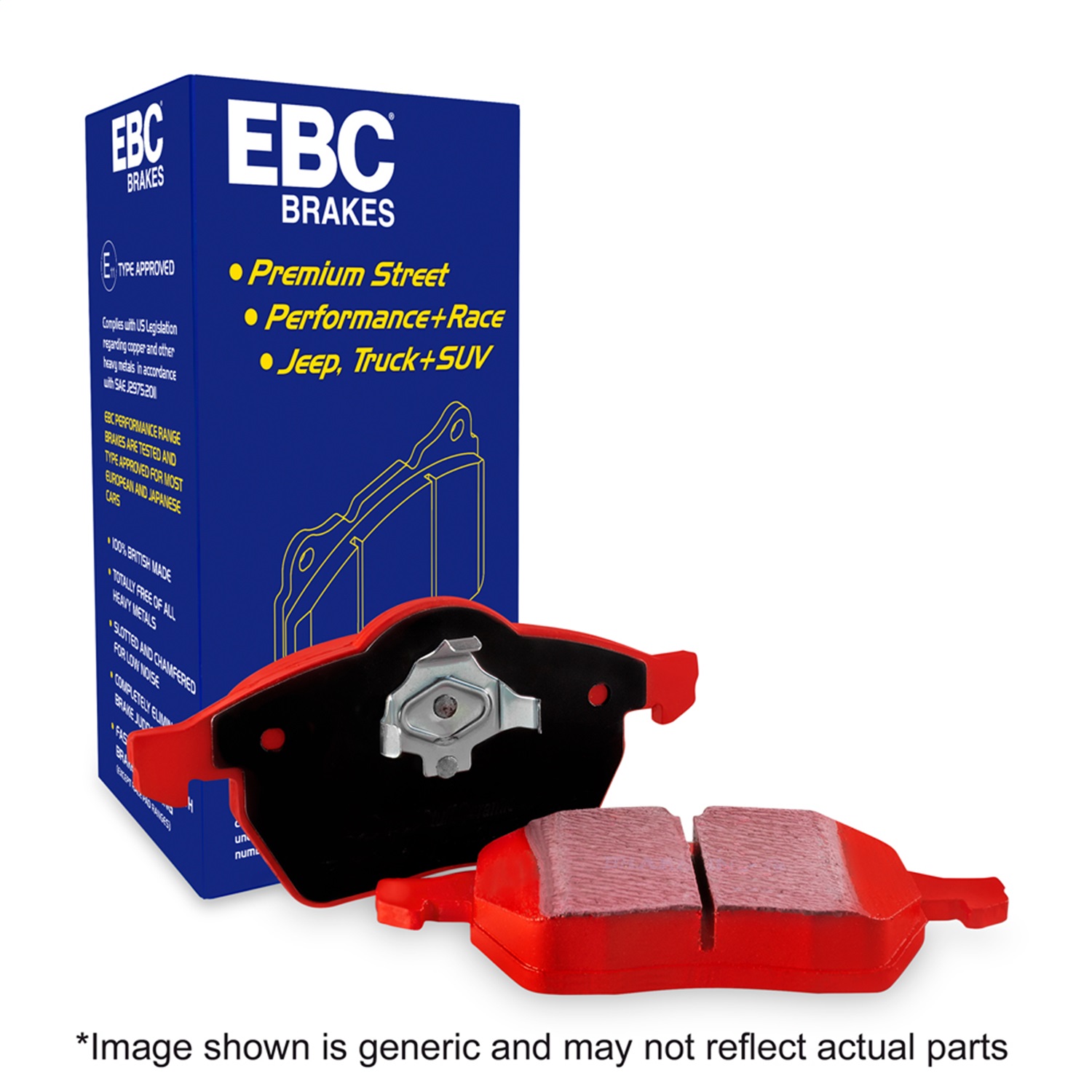 EBC Brakes DP31723C Redstuff Ceramic Low Dust Brake Pads