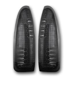 Recon Accessories Recon 264120Bk Led Side Mirror Lens 2003-2007 Ford F250/F350 Super Duty & Excursion (2 Piece Set) - Smoked Lens