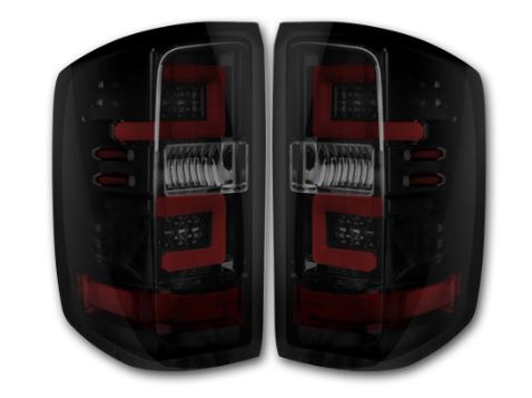Recon Accessories LED Tail Lights, Chevy Silverado 14-18