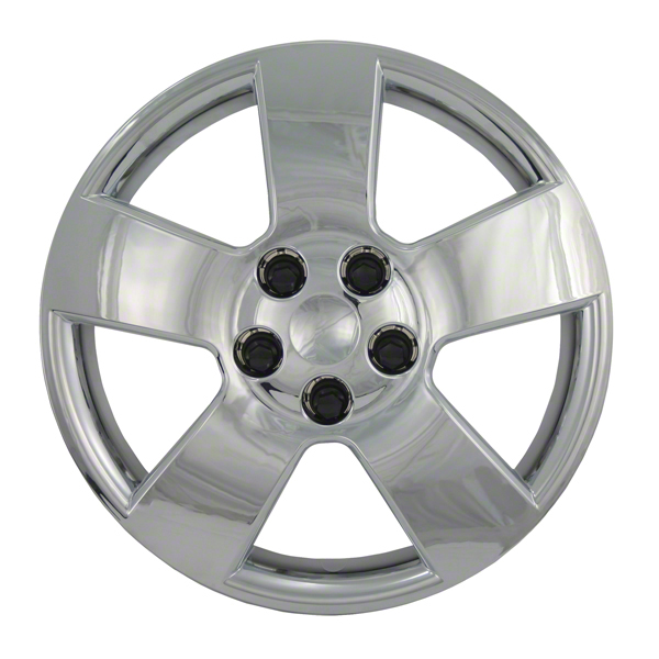 Coast to Coast Set of 4 Chrome 16 Inch Chevy Cruze & HHR Hubcaps w/ Bolt On Retention System - Aftermarket : IWC459/16C