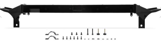 Mishimoto MMUS-F2D-08 Upper Support Bar Compatible With Ford 6.4 Powerstroke 2008-2010 Stealth Black