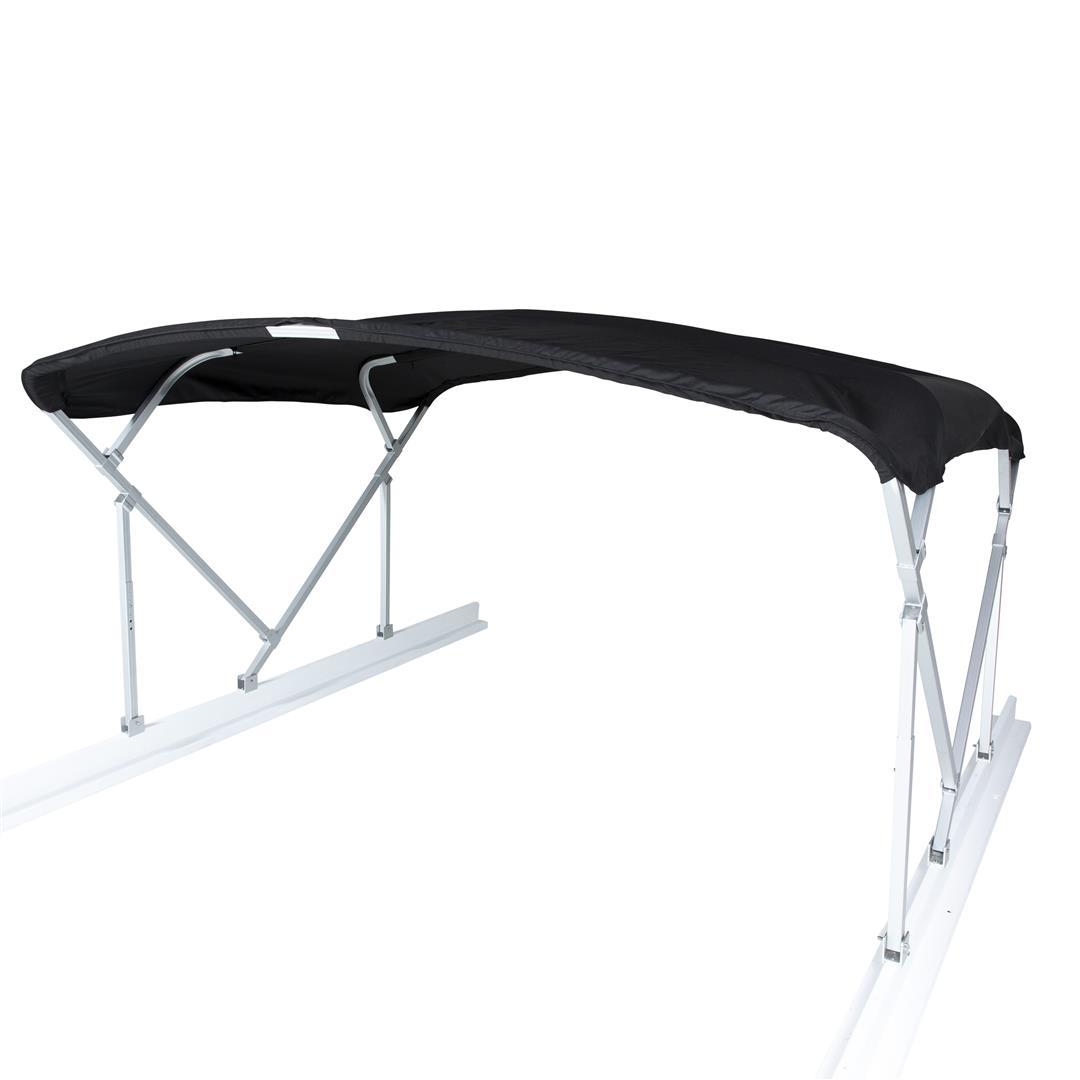 Taylor Made Products Manual Bimini Top Kit 8' or 10' Long with 8' Wide Beams for Pontoon Boats Includes Frame + Fabric +