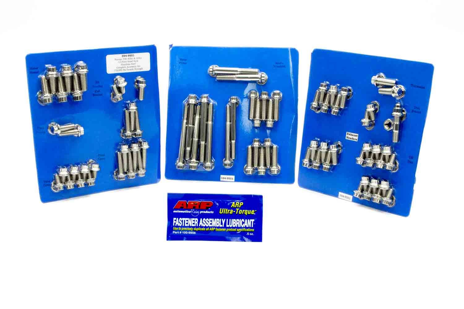 Auto Racing Products Pontiac S/S Complete Engine Fastener Kit 12pt