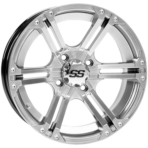 ITP SS ALLOY SS212 Black Wheel with Machined Finish (14x6"/4x137mm)