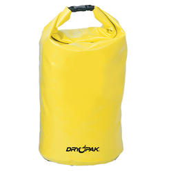 Kwik Tek DRY PAK Roll Top Dry Gear Bag, 9.5" x 16, Yellow
