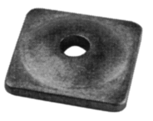 Woodys 18-1091-1000 Digger Support Plates Square Alum. 5/16" 1000/Pk