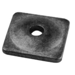 Woodys 18-1091-1000 Digger Support Plates Square Alum. 5/16" 1000/Pk