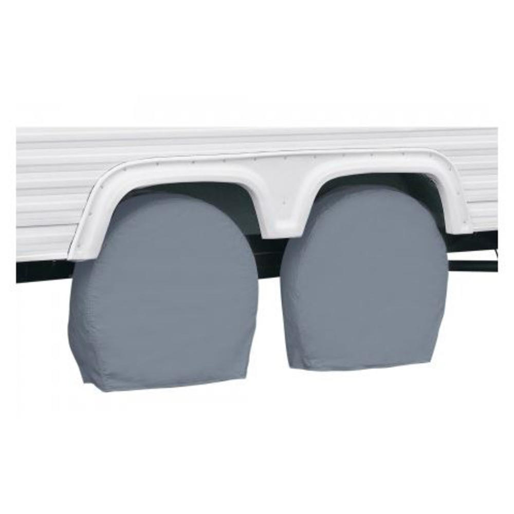Classic Accessories Over Drive RV Wheel Covers, Wheels 27" - 30" Diameter, 8.75" Tire Width, Grey