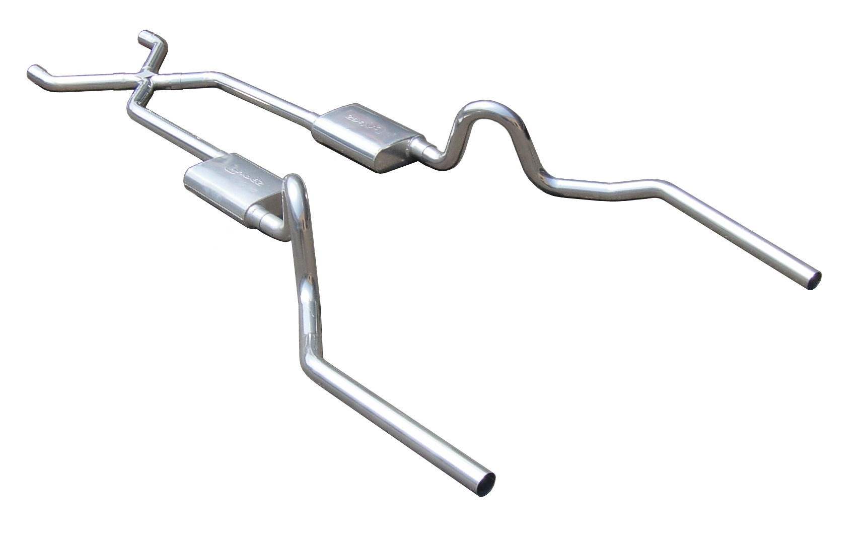 Pypes Performance Exhaust SGA10S Crossmember Back w/X-Pipe Exhaust System