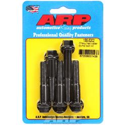 ARP Auto Racing ARP 1303202 Water Pump Bolt Kit, Hex Style, Chrome Moly Steel With Black Oxide Finish, For Select Chevrolet V8 Applications