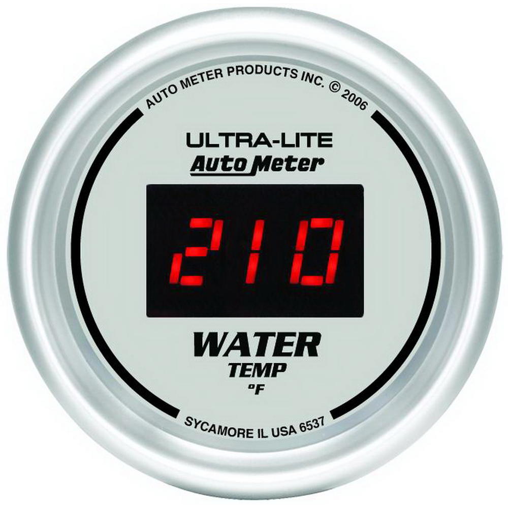 AutoMeter 6537 Ultra-Lite Digital Water Temperature Gauge