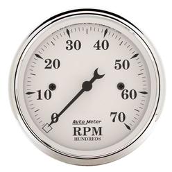 AutoMeter 1695 Old Tyme White Electric Tachometer