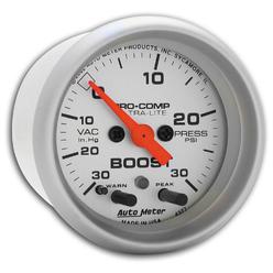 AutoMeter 4377 Ultra-Lite Electric Boost/Vacuum Gauge