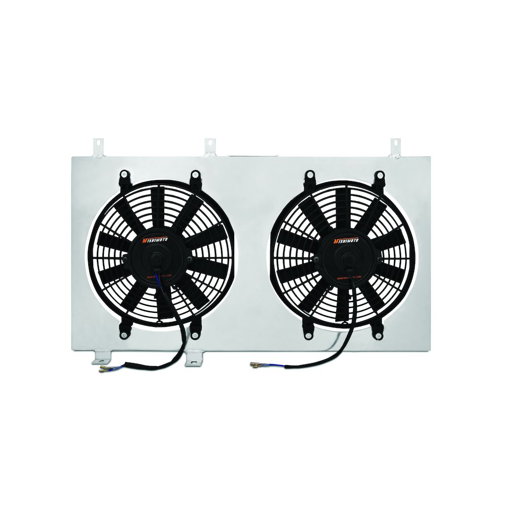 Mishimoto MMFS-ECL-95T Performance Aluminum Fan Shroud Compatible With Mitsubishi Eclipse 1995-1999 Silver
