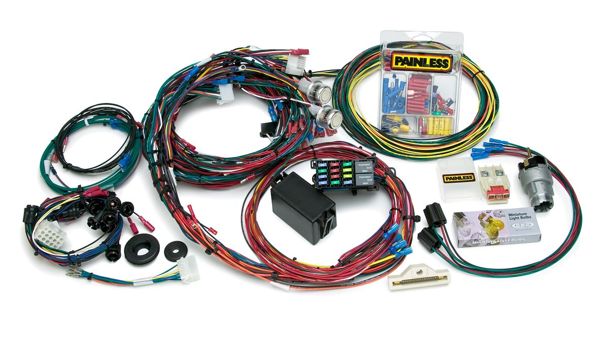 Painless Wiring 20121 22 Circuit Direct Fit Chassis Harness Fits 67-68 Mustang