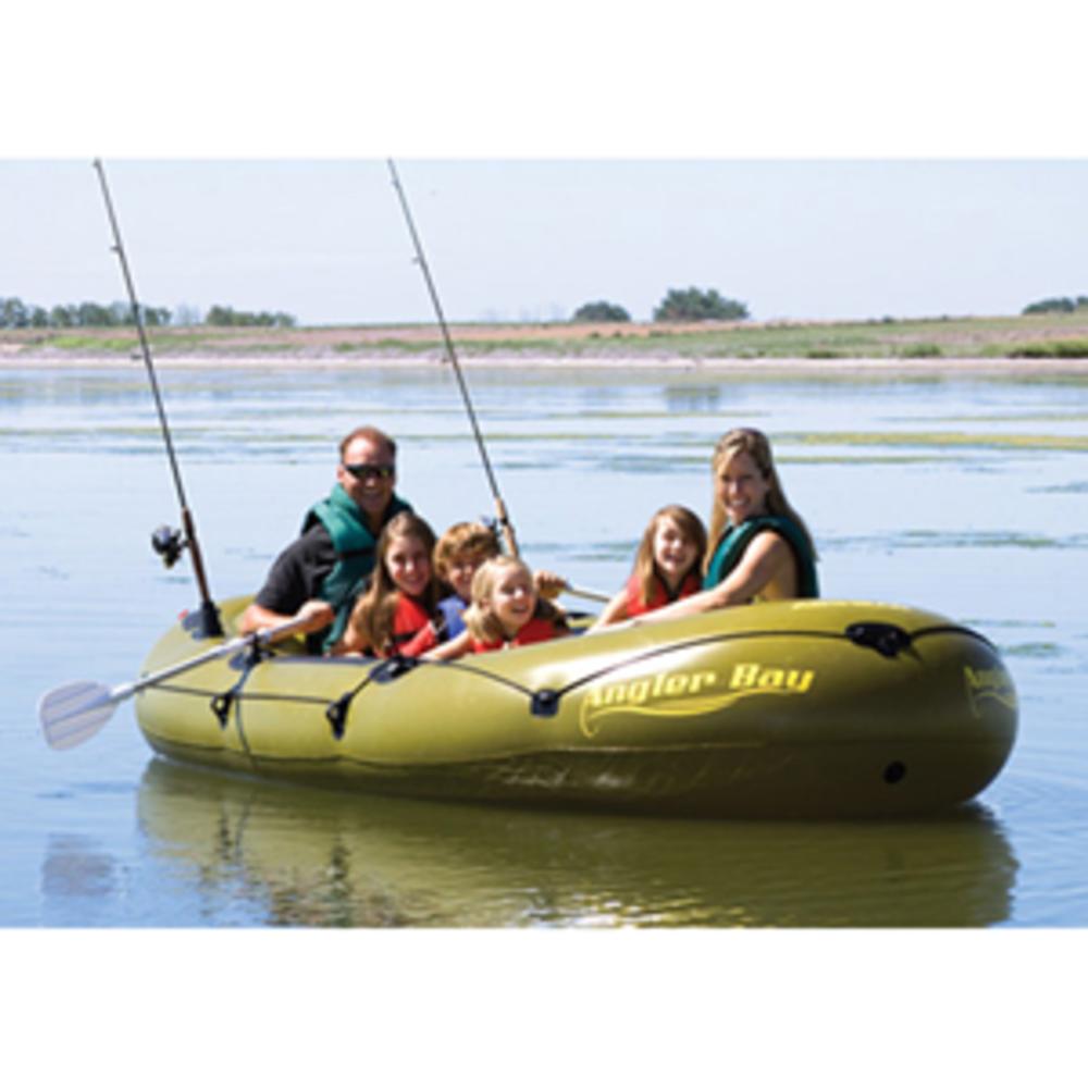 Kwik Tek AIRHEAD ANGLER BAY Inflatable Boat, 6 person