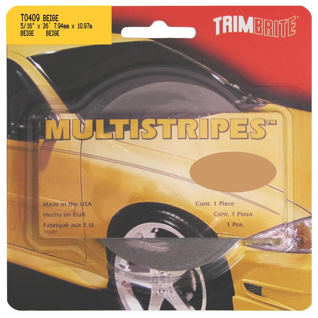 Trimbrite T0409 Multistripe5/16 Tape Beig
