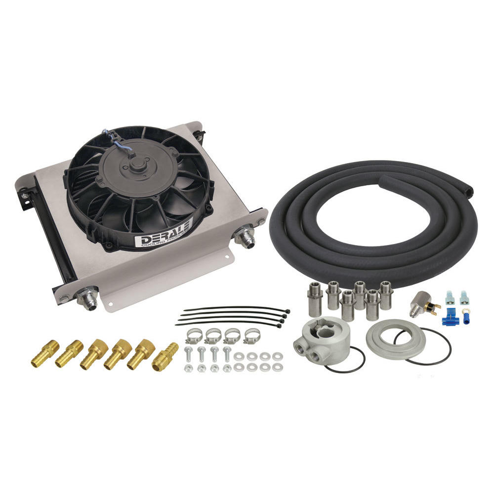 Derale 15660 Hyper-Cool Remote Engine Oil Cooler Kit