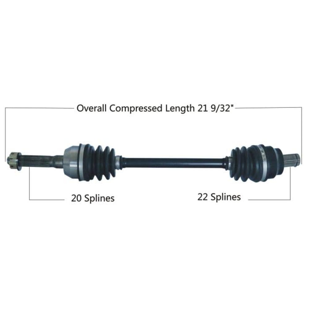 Tytaneum OE Replacement CV AXLE Polaris Front Left/Right