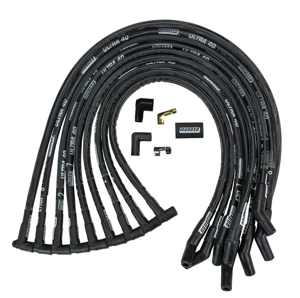 Moroso Ultra 40 Plug Wire Set - Black