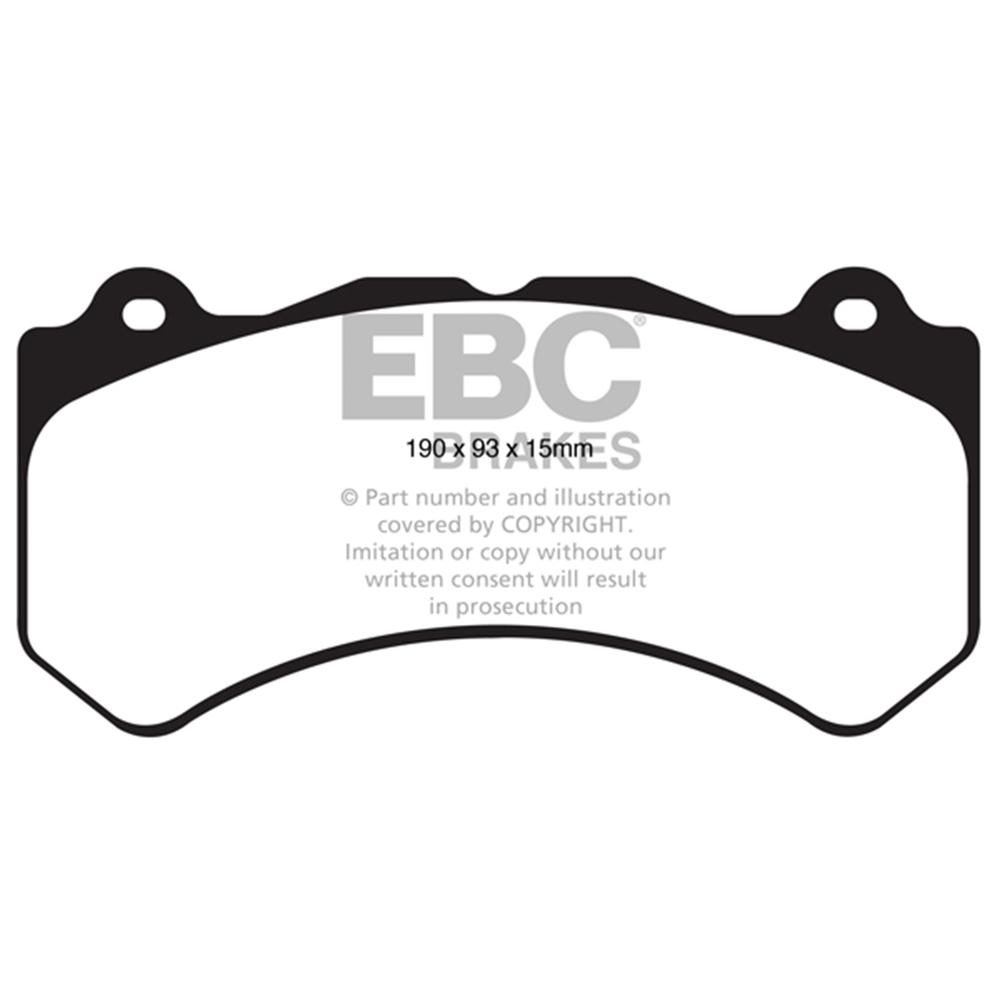 EBC Brakes DP51853NDX Bluestuff NDX Full Race Brake Pads