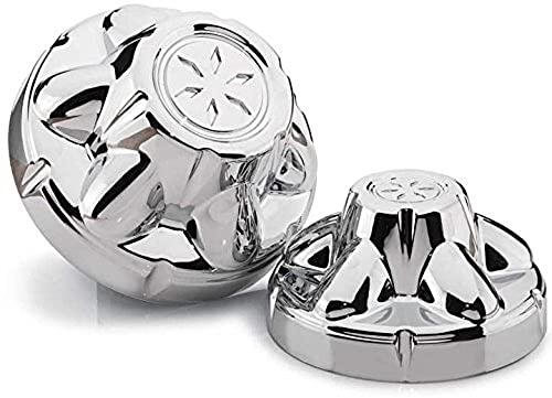 Dicor Corp TAC545-CC Wheel Covers, Hubcaps, and Simulators (Tac545-Cc Chrome Plated Abs Trailer Hub Covers)