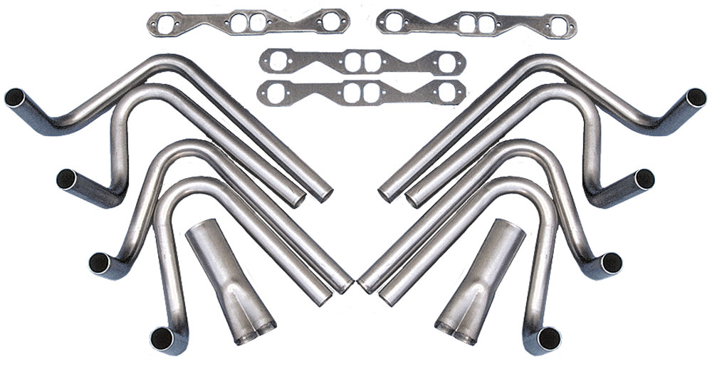 Hedman Hedders 2in. SBC Weld Up Kit- 3.5in. Weld On Collector