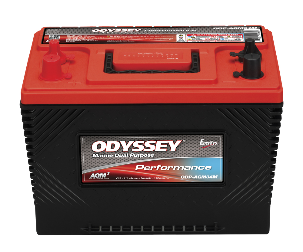 Odyssey Battery ODP-AGM34M Performance Marine Battery
