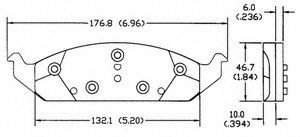 Powerstop Power Stop 17-650, Z17 Front Ceramic Brake Pads with Hardware