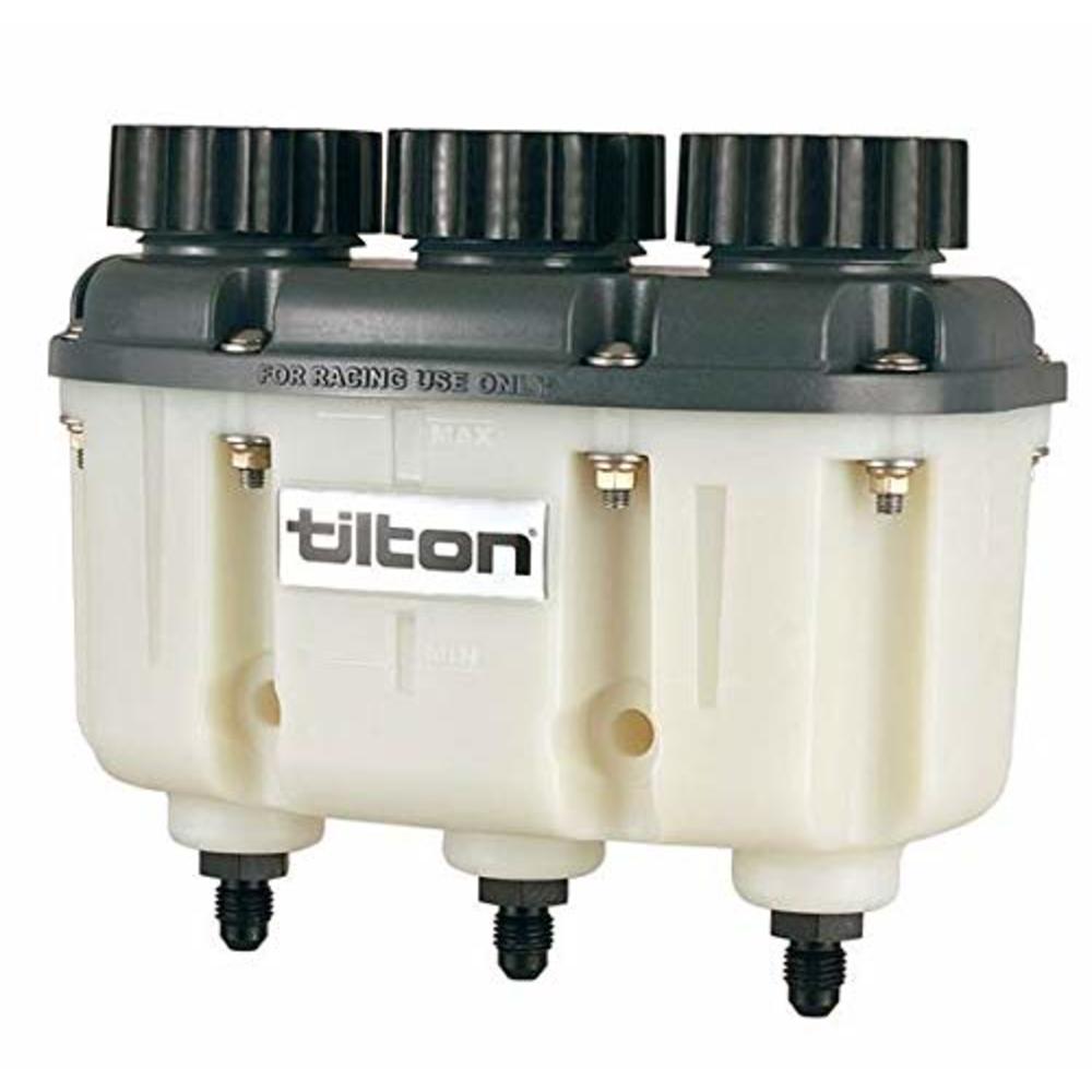 Tilton Reservoir Plastic 3-Chamber AN-4 Fittings