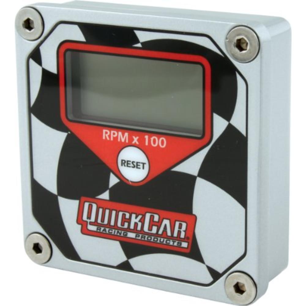QuickCar Racing LCD Tachometer Checkered Flag Face