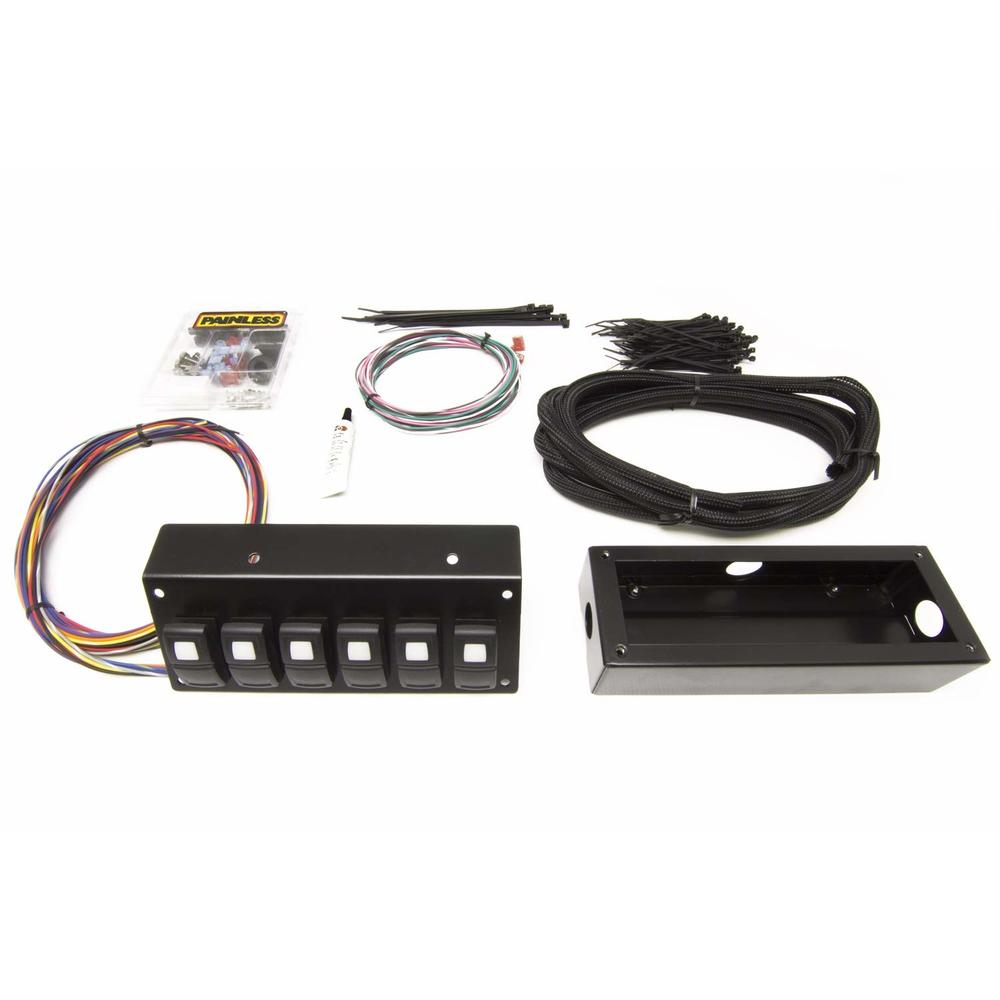 Painless Wiring 58106 Track Rocker 6-Switch Panel