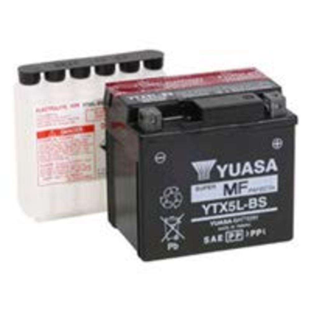YUASA YTX5L-BS MAINTENANCE FREE 12 VOLT BATTERY